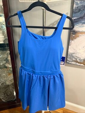 JoyLab Bright Blue Dress with shorts